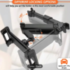 car headrest phone & tablet holder