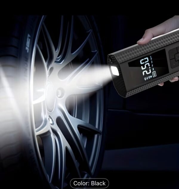 portable usb rechargeable air compressor – 150 psi tyre inflator