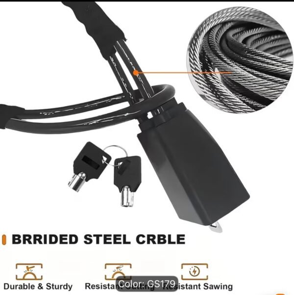 adjustable anti theft steering wheel lock with 2 keys