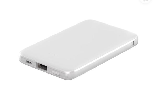 portable 5000mah power bank – built in cables & dual output