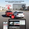 red tiger 4k forward facing dash cam with wifi & gps