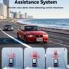 red tiger 4k forward facing dash cam with wifi & gps