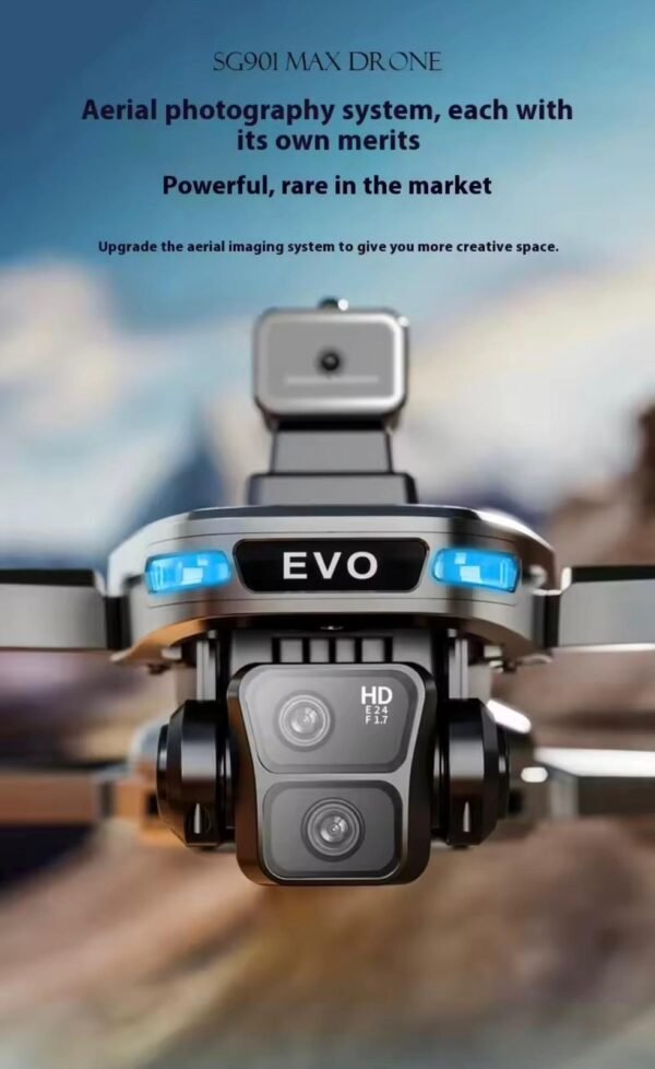 4k hd drone with extra battery – extended flight time