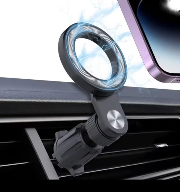 360° magnetic vent grip phone holder