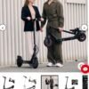 i8 lightweight electric scooter – 8.5” pneumatic tires