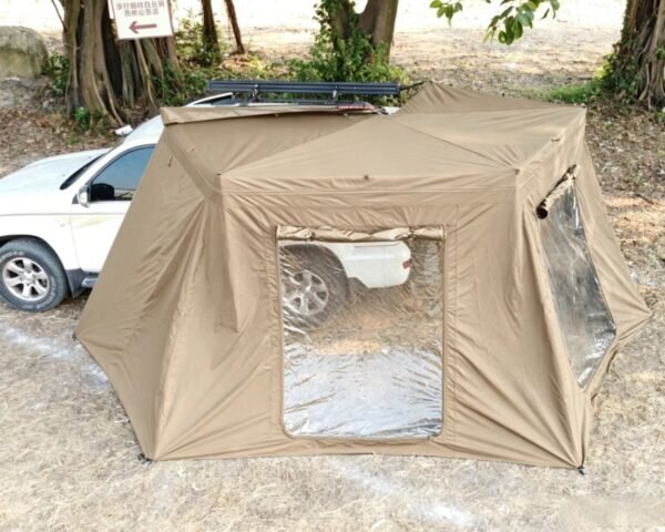 270° sun shade tent enclosure kit – black