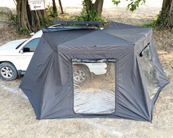 270° sun shade tent enclosure kit – black
