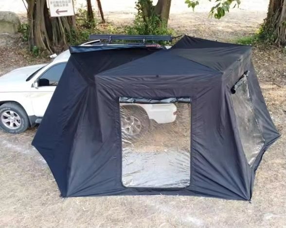 270° sun shade tent enclosure kit – black