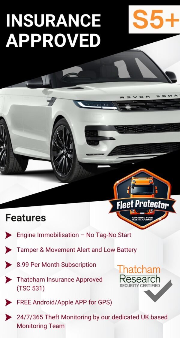 s5+ gps tracker for cars with immobilisation