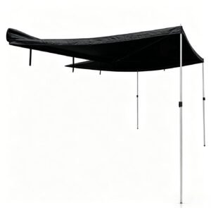 270° sun shade – black