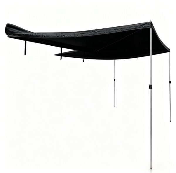 270° sun shade – black