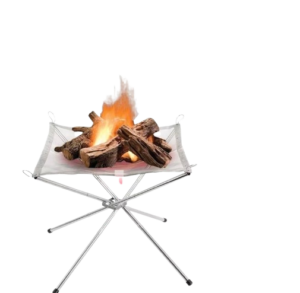 portable folding camping fire pit – heat resistant