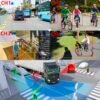 magnetic solar charging wireless parking camera with 7" dvr monitor & bsd blind spot alarm for motorhomes, vans & caravans