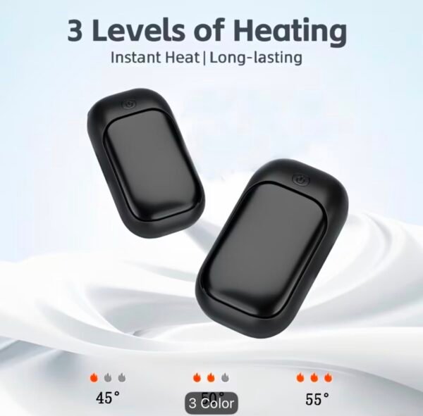 2pcs rechargeable magnetic hand warmer set – usb portable electric hand warmers