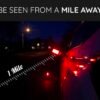 2pcs led emergency roadside safety flares with carry case (battery not included)