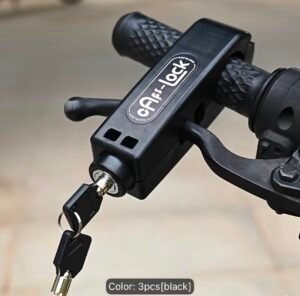 anti theft motorcycle handlebar lock with 2 keys