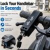 anti theft motorcycle handlebar lock with 2 keys