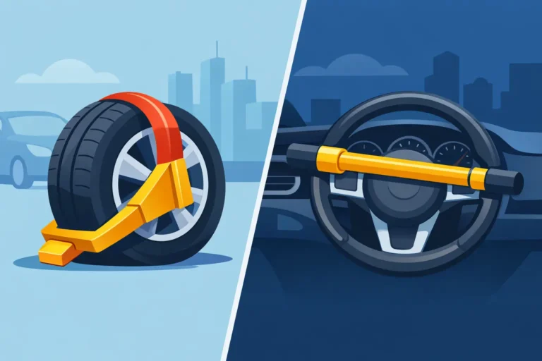 Wheel Clamp vs Steering Lock: Which Is Better?