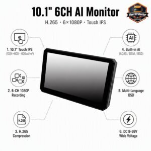 AI Monitor 360° Touchscreen Camera System – HGV & Vans